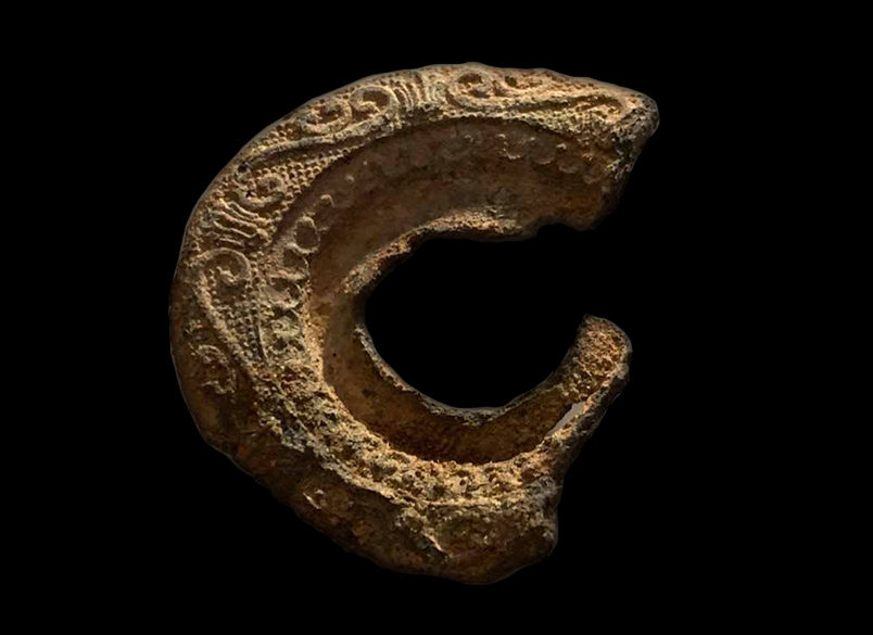 Post Medieval Horse Pendant, Pewter 14th Century