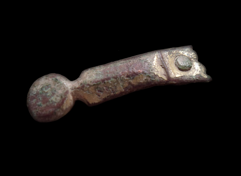 Post Medieval Strap End, Bronze 17th Century