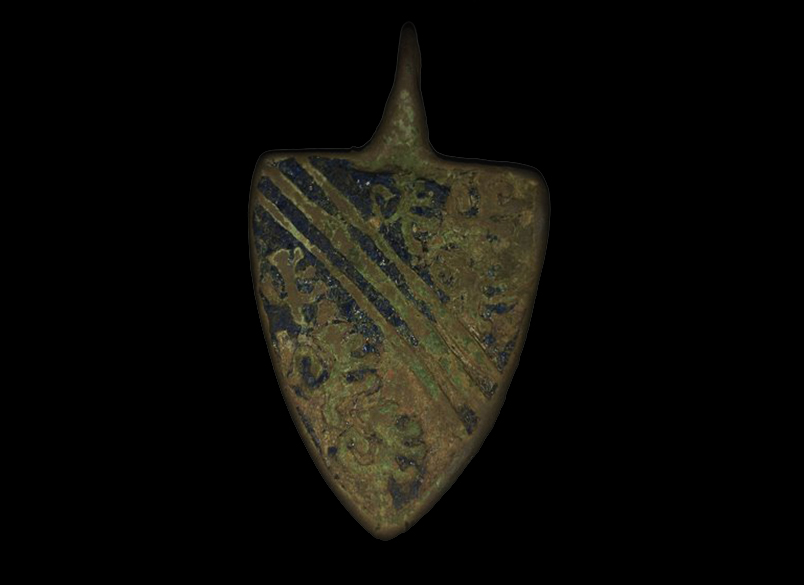 Post Medieval Harness Pendant, De Bohun Family 15th Century